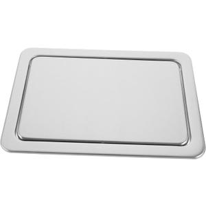 Sturdy Kitchen Countertop Trash Lid Rustproof Stainless Steel Tabletop Cover