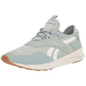 Reebok Women's Spark Run Sneaker, Seaside Grey/ Chalk/ Silver Metallic, 11