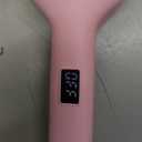 Curling Iron Hair Crimper Waver, Beach Waves Curling Wand, Waver Hair Tool, Double Voltage, Easy to Use, Pink, 1.25 Inch