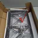 YINMIT Desktop Shelf Organizer, 2 Tier Office Shelves, Wood Desk Organizer Storage Rack and Freestanding Display Shelf for Office, Dormitory, Home(Black)