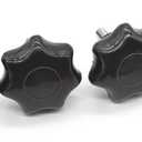 Big Horn 19712B-5PK 5/16-18 x 1" stud 7-Star knob (5/PK)