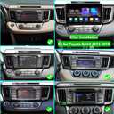 Car Radio Stereo for Toyota RAV4 2013-2018: 8-Core 4GB+64GB 10.2 Inch Touchscreen Android 15 Head Unit with Wireless Carplay Android Auto Bluetooth GPS Navigation 5G WiFi