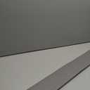 LIEKUMM 1" Rise PVC Threshold Ramp for Doorways, 1700 Lbs Capacity, Transition Ramp for Wheelchairs, Strollers, and Scooters, Cuttable, Grey (Gray)