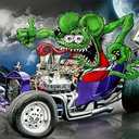 Vintage Racing Metal Sign, Retro Garage Tin Sign, Car Lover Gift,Wall Decor for Bar, Cafes Pubs,Outdoor Patio Man Cave,Cars Room, 8x12 Inches (Weird Racing)