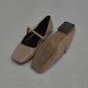 Franco Sarto Women's Tinsley Mary Jane Flat (7.5, Beige Patent)