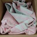 Pink Rug for Bedroom Girl Nursery - Bow Kids Rugs, Cute Coquette Teen Girls Room Decor Aesthetic, Pastel Christmas Rug 5x7, Washable Vintage Cottage Core Area Rugs for Playroom Toddler Baby Dorm