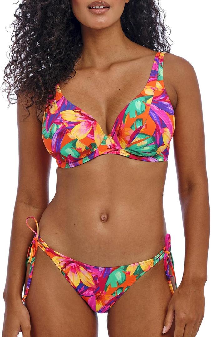 Women's Sun Haze Underwire High Apex Bikini Top (36D, Mandarin)