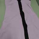 Saodimallsu Womens Summer Button Down Sweater Dresses Sleeveless V Neck Casual Ribbed Knit Color Block Long Tank Dress Light Purple, XL