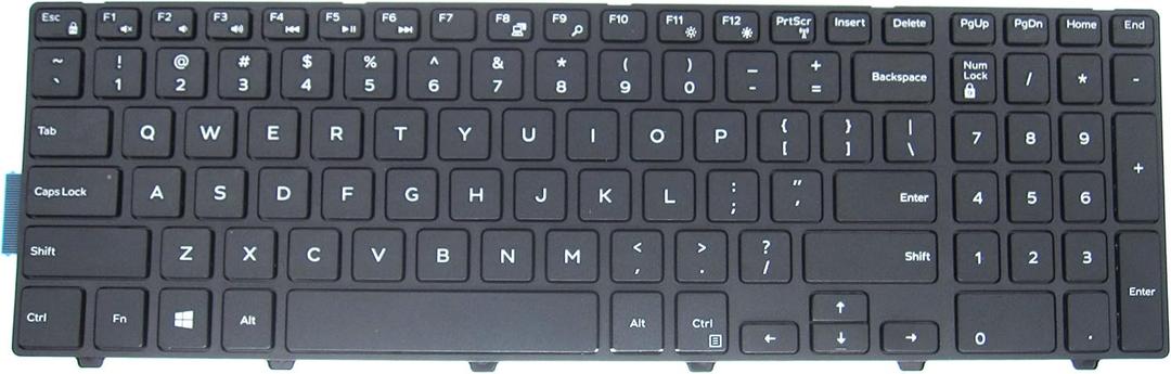 LeFix Replacement Non-Backlit Keyboard for Dell Inspiron 15 3542 3543 3551 3552 5542 5545 5547 5755 5551 5558 5552 5758 5759 7557 7559 5559| 17 5000 5748 5749 5755 5758 5759 Series