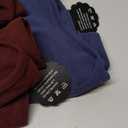 Huukeay 4 Pack Women's Thermal Long Sleeve Shirt Square Neck Fleece Slim Warm Winter Tops Casual Fashion Base Layer(Black, White, Navy Blue, Wine Red,Large)