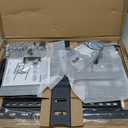 monTEK Ultra Slim TV Wall Mount for 43-90 Inch TVs | 1.1" Thin Low Profile Full Motion Bracket | Dual Swivel Articulating Arms with Tilt | Max VESA 600x400mm | Holds 132lbs | Fits 16"/18" Studs