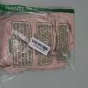 Cotton Wedge Pillow Cover for 24" x 24" x 12" Wedge Bed Pillow, Zippered Wedge Pillow Case Protector with Side Pocket, Dusty Pink (Pillow Not Included)