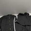 CHICME Women's Three Piece Outfits Striped Tape Patch Tank Tops Bomber Jacket with Sporty Pants Tracksuit Lounge Sets. Size XL