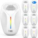 Upgraded Ultrasonic Repeller & Insect Indoor Repeller, Ultrasonic and Repellent for Roach, Rodent, Mouse, Bugs, Mosquito, Mice, Spider, Ant, 3 Mode Switching, 6 Packs