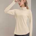 FKEEP Women's Sun Shirts Long Sleeve Athletic Jackets UPF 50+ Top with Thumb Holes Quick Dry for Golf Tennis Hiking (L)