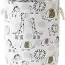 Baby Hamper Kids Laundry Basket Nursery Hamper Stuff animal Organizer,Toy Baskets Corner Stuffed Animal Storage Basket Kids Storage Basket Safari Nursery Decor Clothes Hamper for Boys, Giraffe