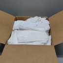 IUI 1000 Count Thank You T-Shirt Plastic Bags, White Grocery Bags with Handles, 11.5" x 6.5" x 21", Retail Shopping, Take Out & Small Business Bags in Bulk - Made in USA