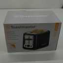 Toastmaster 2-Slice Cool Touch Toaster, black with stainless accent