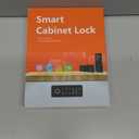 Smart Cabinet Lock with Fingerprint and Passcode eLinkSmart RFID NFC Child Safety Lock with APP Perfect for Liquor File Drawer Locker Cupboard Closets No Drilling Fix All Thickness Horizontal