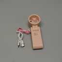 4 in 1 Portable Turbo Handheld Fan [15000 RPM], 5200mAh Battery, 12H Runtime, 3-in-1 180Foldable Personal Fan, Turbo Tech Cooling for Outdoor, Travel, Work, Makeup (Pink)