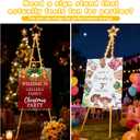 Interchangeable Bow & Star Top Gold Easel Stand for Sign, 62"-47" Height Adjustable Heavy Duty Wedding Easel Stand with 3 Display Modes Perfect for Welcome Signs, Christmas Decor, Parties & Events