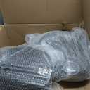 Kaleurrier Ergonomic Rolling Swivel Saddle Stool with Wheels - Hydraulic Lifting Height Adjustable Saddle Chairs for Clinic Hair Salon Lab Office Drafting Chairs (Black, with Back)