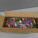 TURNMEON 4 Pcs Artificial Flowers for Outdoors Spring Summer Decor, UV Resistant No Fade Fake Hanging Flowers Plants Faux Plastic Realistic Silk Flower for Gardens Porch Planter Patio Yard Home Indoor (Mixed Color)