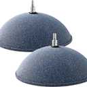 kathson Large Mineral Airstone Bubble 8 Inch Ball Shape Diffuser Air Stone for Aquarium Fish Tank, Pump and Hydroponics (2 Pack)
