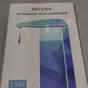 Secura 17oz Automatic Liquid Soap Dispenser, Touchless Battery Operated Hand Soap Dispenser with Adjustable Soap Dispensing Volume Control Dial, Personal Care Dispenser for Household Use (Chrome)