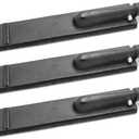 Hongso 15 3/4 Inches Cast Iron Burner Replacement for BBQ Barbeques Galore Turbo 3 Burners CG3TCN CG3TCBN CG3TDBRN CG3CKW 720-0057 720-0057-3B, Nexgrill 720-0057, Aussie, Glen Canyon, Coleman Models