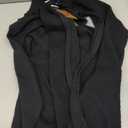 PJ PAUL JONES Men's Sweater Vests Slim Fit Twill Textured Full Zip Sleeveless Vests Casual Outwear (XX-Large, Black)