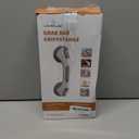 LEVERLOC Grab Bars for Bathtubs and Showers 2 Pack Suction Grab Bar, Heavy Duty 12 Inch Shower Handle Removable Bath Handrails for Seniors and Elderly, Bathroom Safety Grip No Drilling Waterproof Grey (Gray)