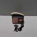 Retro Bluetooth Speaker, Portable Wireless Speaker with Crystal Clear Stereo Sound and Rich Bass,Retro Decor for Desk Bedroom Kitchen, Birthday Gifts for Women Men Teens (Black)