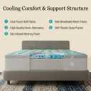 Novilla Twin 3 Inch Dual Layered Mattress Topper with 2 Inch Gel Memory Foam & 1 Inch Cooling Pillow Top Cover, Pressure Relieving Breathable Bed Topper for Back Pain Support, Certi-Safe