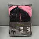 Tadpoles Quilted Stroller & Car Seat Cover - Black & Pink | 27" x 20" x 2" | Made of 100% Super Soft Microfiber Polyester | Warm, Gentle & Durable | Ideal for Use as a Stroller Cover & Car Seat Cover (Light Grey)