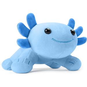 Axolotl Plush Toy, Soft Cute Axolotl Stuffed Animal, Kids Plushie Pillow Doll. Blue