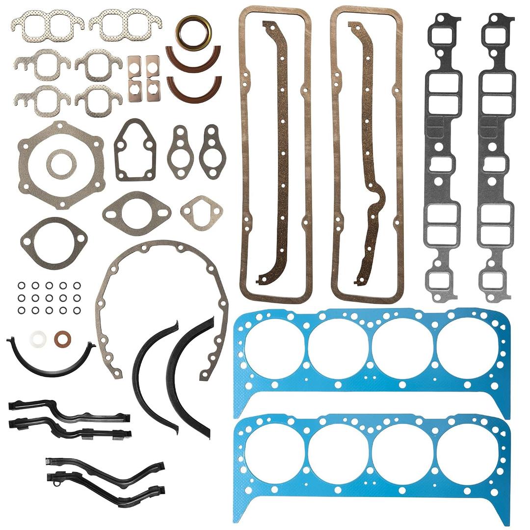 Head Gasket Set Compatible with Chevrolet/GM Small Block 265/283/302/307/327/350 4.3L 4.6L 4.9L 5.0L 5.4L 5.7L Engines, Interchange Part Number KS2600 260-1000 260-1045