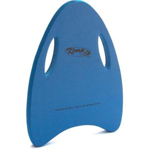 Kemp USA Contour Kick Board with Handles - Heavy-Duty Swimming Pool Accessory - Constructed Using Durable EVA Foam - Ideal for Swim Teams & Recreational Swimmers - 16.5x1.5x12.25 inches (Royal Blue)