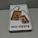 90W Digital display soldering station, stable knob control, independent switch power supply, tin wire, tin absorber, anti-static tweezers, 5 soldering iron tips, handle fixed bracket (Orange, 968d)