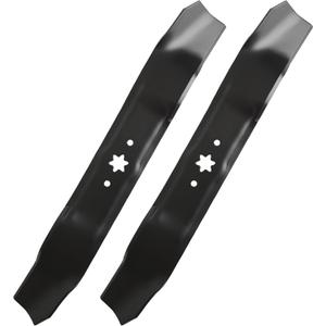 942-0610A Lawn Mower Mulching Blades Compatible with MTD LT-400 Riding Mowers, Fits Troy-Bilt Tuffy 38" Deck Tractors, Replacement for 742-0610A, 742-0610, 742-0610A and 942-0610, 2 Pack