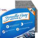 Spearhead Odor Defense Breathe Easy AC & Heater Cabin Filter | Fits 2/3/4 Series, i4, M2, M3, M4 X3, X4, Z4, GR Supra Like OEM | Up to 25% Longer Lasting w/Activated Carbon (BE-553B)