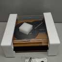 Vinyl Record Player Bluetooth Turntable with Built in Stereo Speakers Belt Drive 3 Speeds Vintage Turntables for Vinyl Records Support RCA Output, Aux in, Auto Stop, Light Walnut