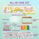 Klever Kits DIY Gel Art Suncatcher Kits for Kids, Paint Your Own Unicorn Window Art Kit with Photo Frame, Painting Arts and Crafts for Kids Ages 6-8 Girls Boys Birthday Gifts Halloween Decor by Jova