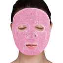 LotFancy Face Ice Pack, Reusable Ice Face Mask, Gel Bead Cold Face Eye Mask, Hot Cold Compress for Puffiness, Facial Routine, Post-Surgical Recovery, Headache, Skin Care, Post Laser Care (Universal)