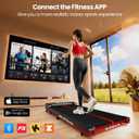 Walking Pad Treadmill for Home, Built-in Speaker, 6.2MPH Under Desk Walking Pad with 10% Incline, 2.75HP Portable Walking Pad with APP, 330LBS Capacity, Remote Control, 12 HIIT Programs