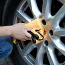 2 x CARCAREZ Microfiber Car Drying Towels, 16x24 Inch Large Car Wash Detailing Buffing Polishing Towel with Microfiber Cloth (Gold, 6)