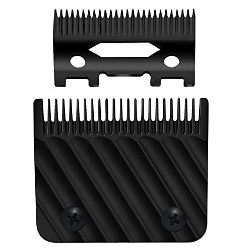 FX603B Black Black Graphite Fade Replacement Blades compatible with BaBylissPRO Barberology Replacement Clipper fade Blades FX870/FXF880/FX810/FX825/FX673N (FX603B Black)