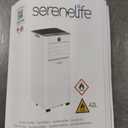 SereneLife 8,000 BTU Portable Air Conditioner and Heater, Small AC with Dehumidifier and Fan, Wifi Function, Mini AC Unit with 350 Sq. Ft. Coverage, Includes Remote Control and Window Mount Kit