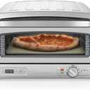 Cuisinart Indoor Pizza Oven  Bake 12 Pizzas in Minutes  Portable Countertop Pizza Oven  Stainless Steel - CPZ-120
