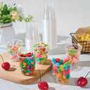 Lilymicky 1000 PACK 3 oz Clear Plastic Cups, 3 Ounce Disposable Plastic Bathroom Cups for Tasting, Drinking